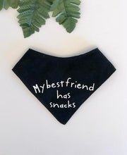 Load image into Gallery viewer, Joe Black - Reversible Dog Bandana