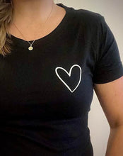 Load image into Gallery viewer, I Heart You Tee - Black
