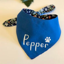 Load image into Gallery viewer, Ocean Blues - Reversible Dog Bandana