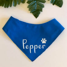Load image into Gallery viewer, Ocean Blues - Reversible Dog Bandana