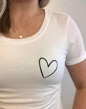 Load image into Gallery viewer, I Heart You Tee - White
