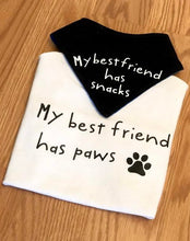Load image into Gallery viewer, My Best Friend Has Paws Micro tee
